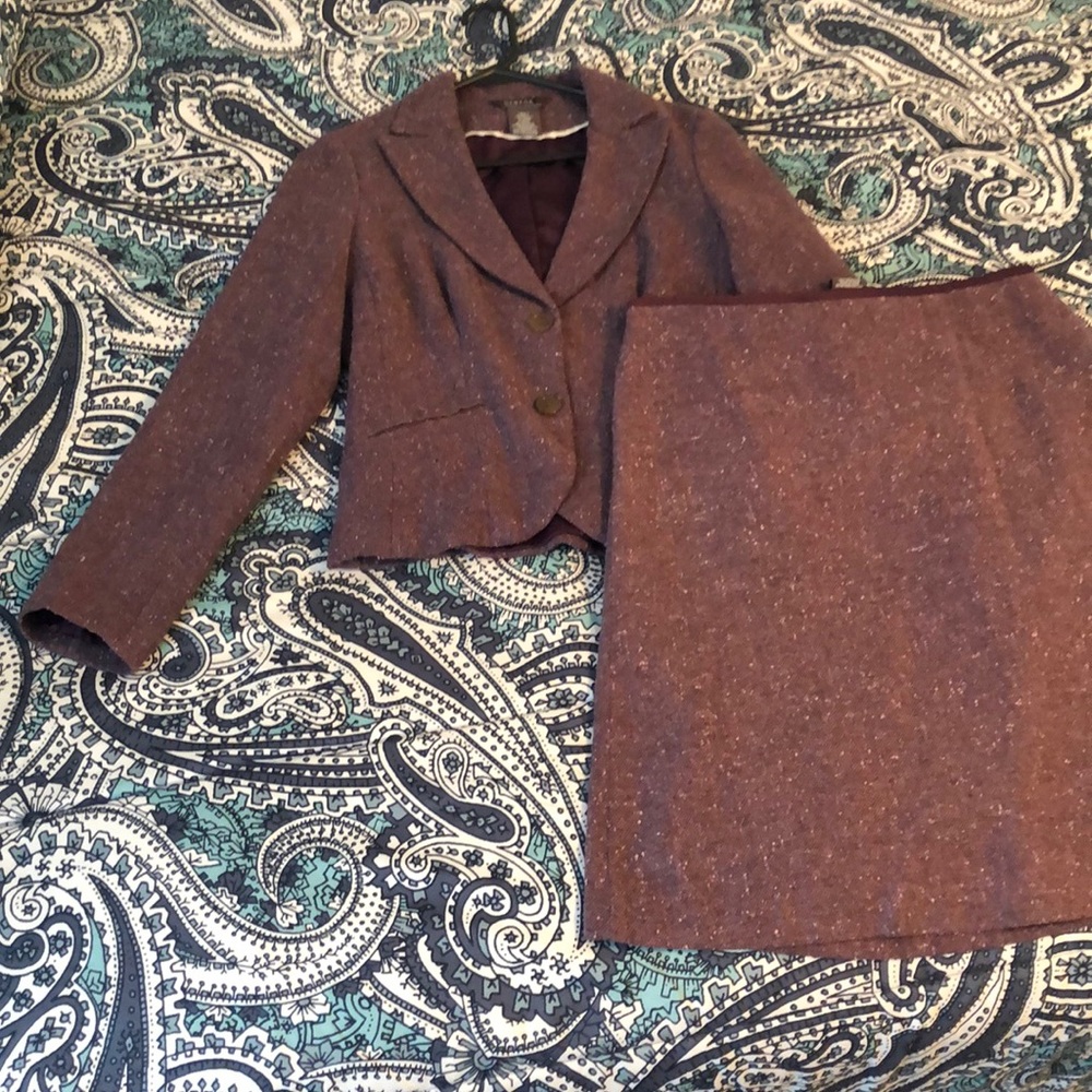 Purple Skirt Suit